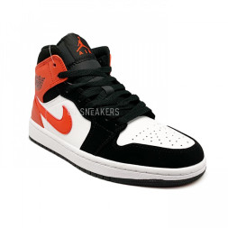 Женские кроссовки Nike Air Jordan 1 Mid GS Shattered Backboard