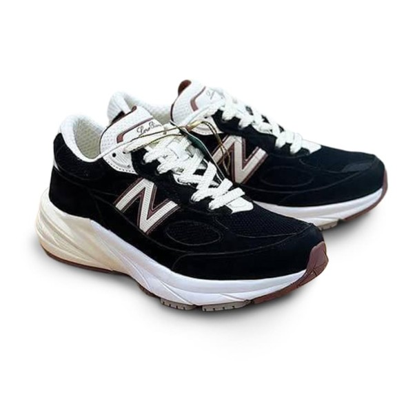Женские кроссовки Loro Piana x New Balance 990V6 Suede Black