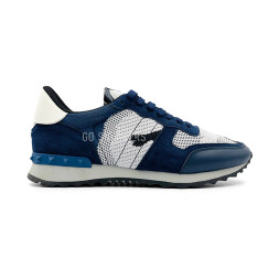 Valentino Textil Navy/White