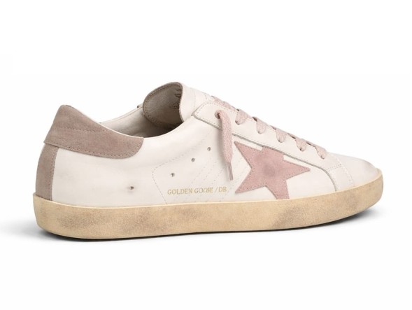 Женские кеды Golden Goose Super-Star Pech Pink Star