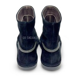 Brunello Cucinelli Suede Boot Black