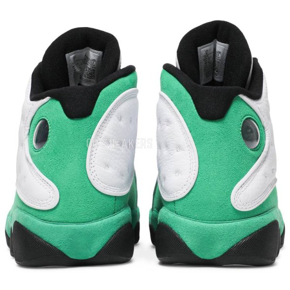 Унисекс кроссовки Nike Air Jordan 13 Retro White Lucky Green