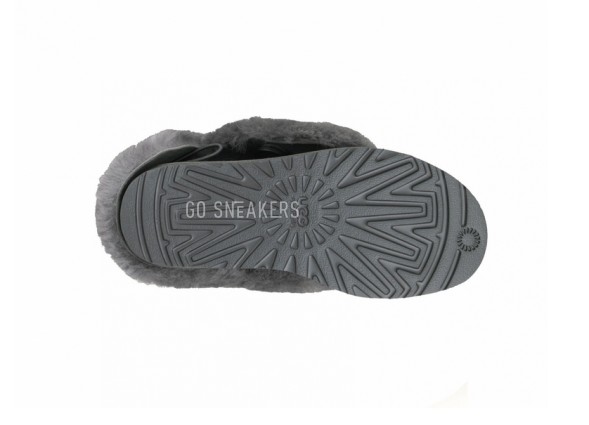 Женские угги с пуговицей Bailey Button Metallic Grey