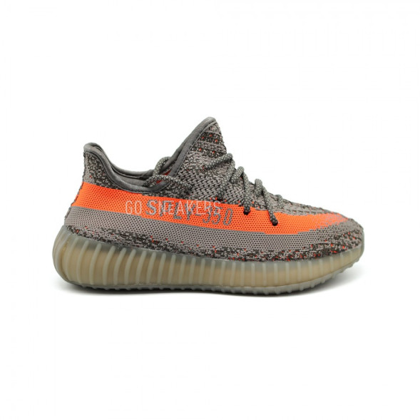 Мужские кроссовки Adidas Yeezy Boost 350 SPLY Grey-orange