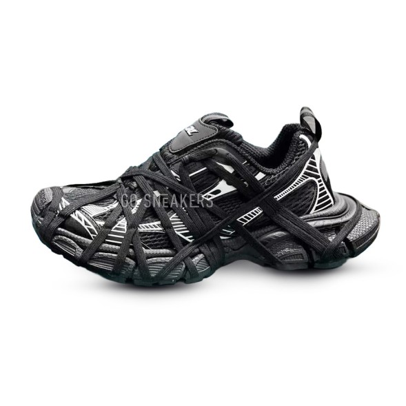 Женские кроссовки Balenciaga 3XL Extreme Lace Sneaker Black/White