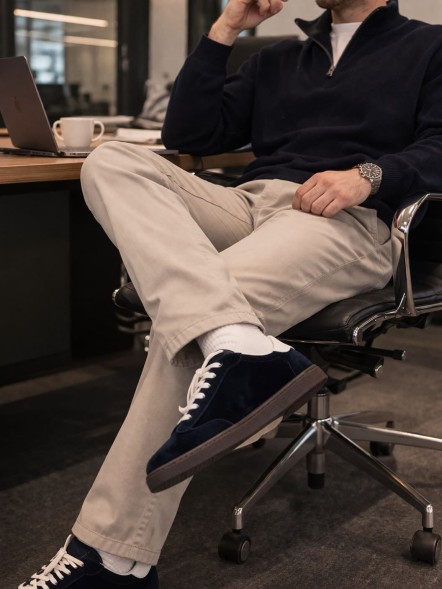 Мужские кеды Brunello Cucinelli Suede Sneakers Black