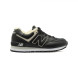 Женские зимние кроссовки New Balance 574 Black Leather