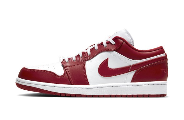 Унисекс кроссовки Nike Air Jordan 1 Low Gym Red White